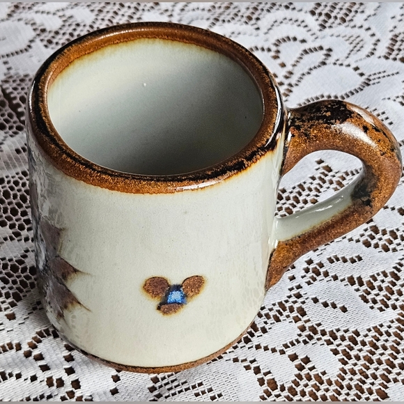 ARIZONA COFFEE MUG SIGNED A. MADE IN MEXICO EUC POTTERY SUN MOON CELESTIAL EUC - Picture 3 of 6